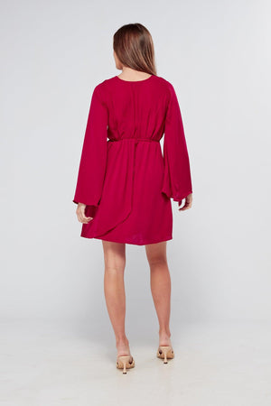 Zaria Mini Red Dress - TAHLIRA