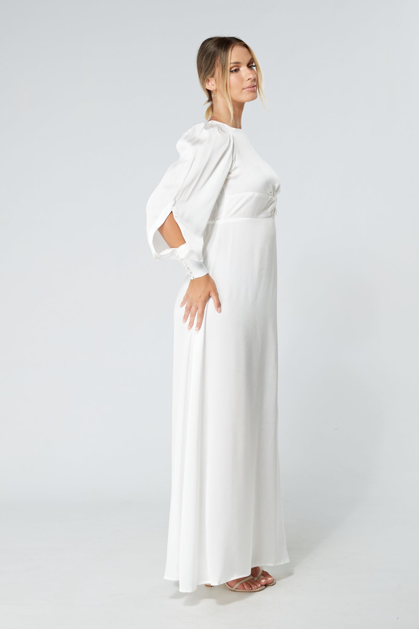 Milano Maxi Wrap Dress - Lila