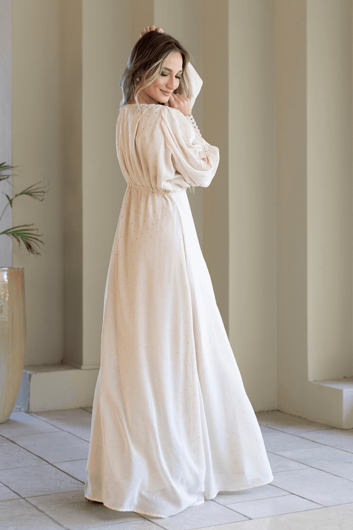 Long sleeve flowy maxi dress online